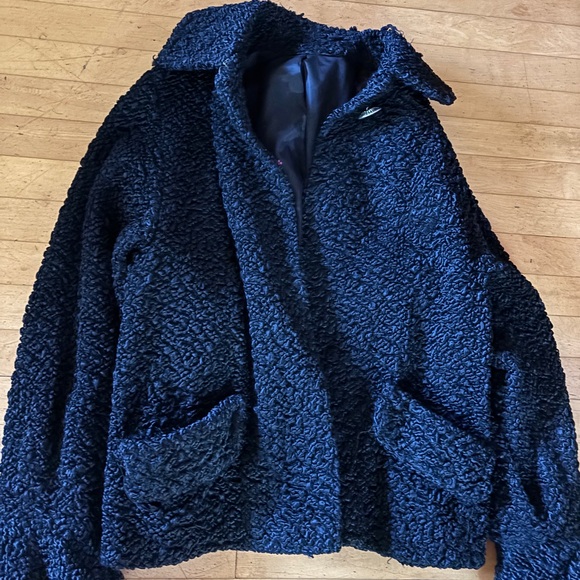 Gorgeous vintage short swing coat, heavy wool blend - Picture 1 of 3